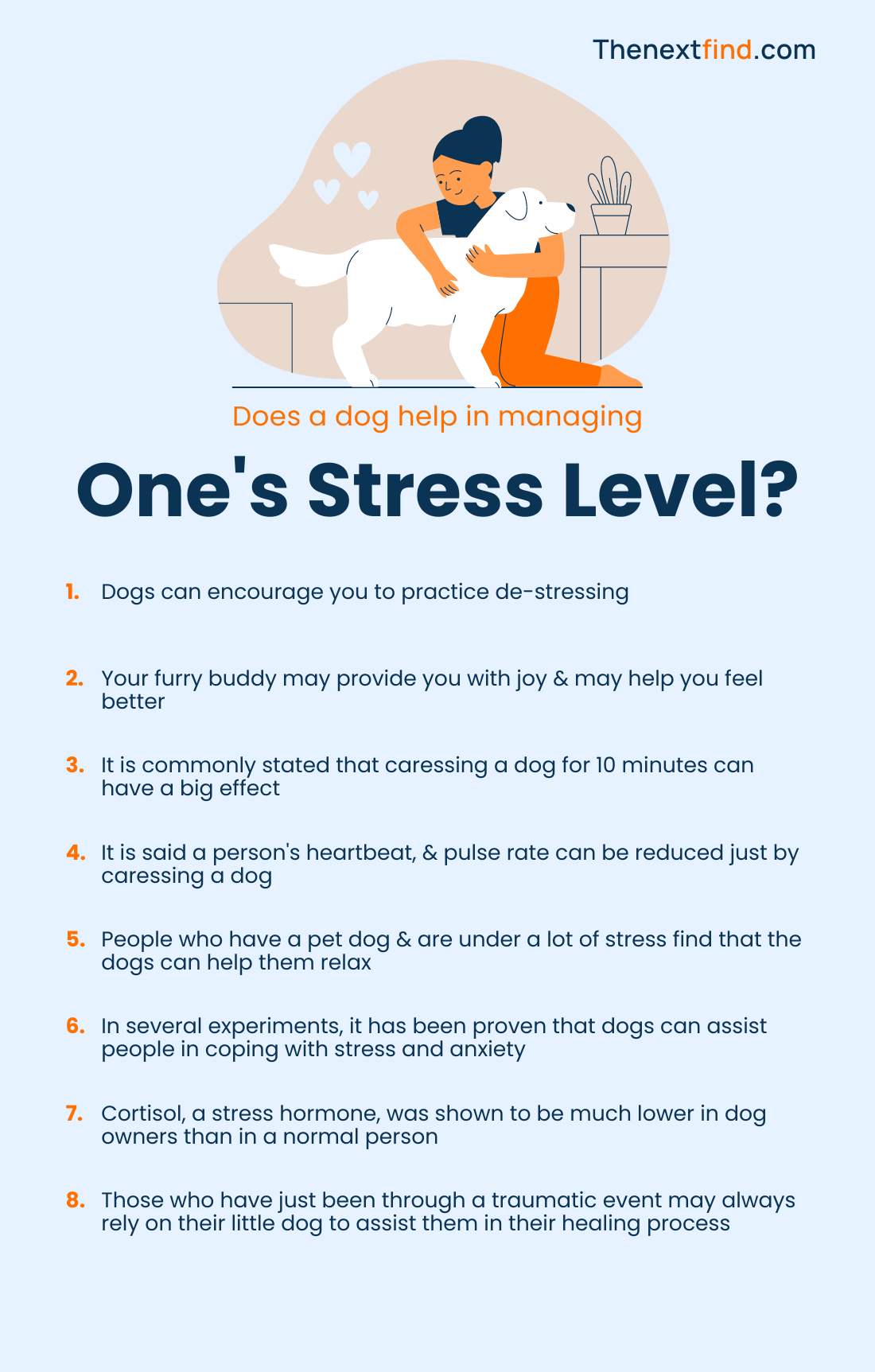 does a dog help in managing ones stress level