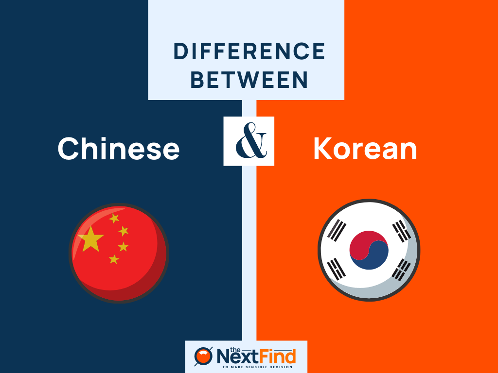 Difference In Chinese And Korean